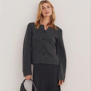 Jenni Kayne Cooper Cardigan - NTW - Grey - SZ S